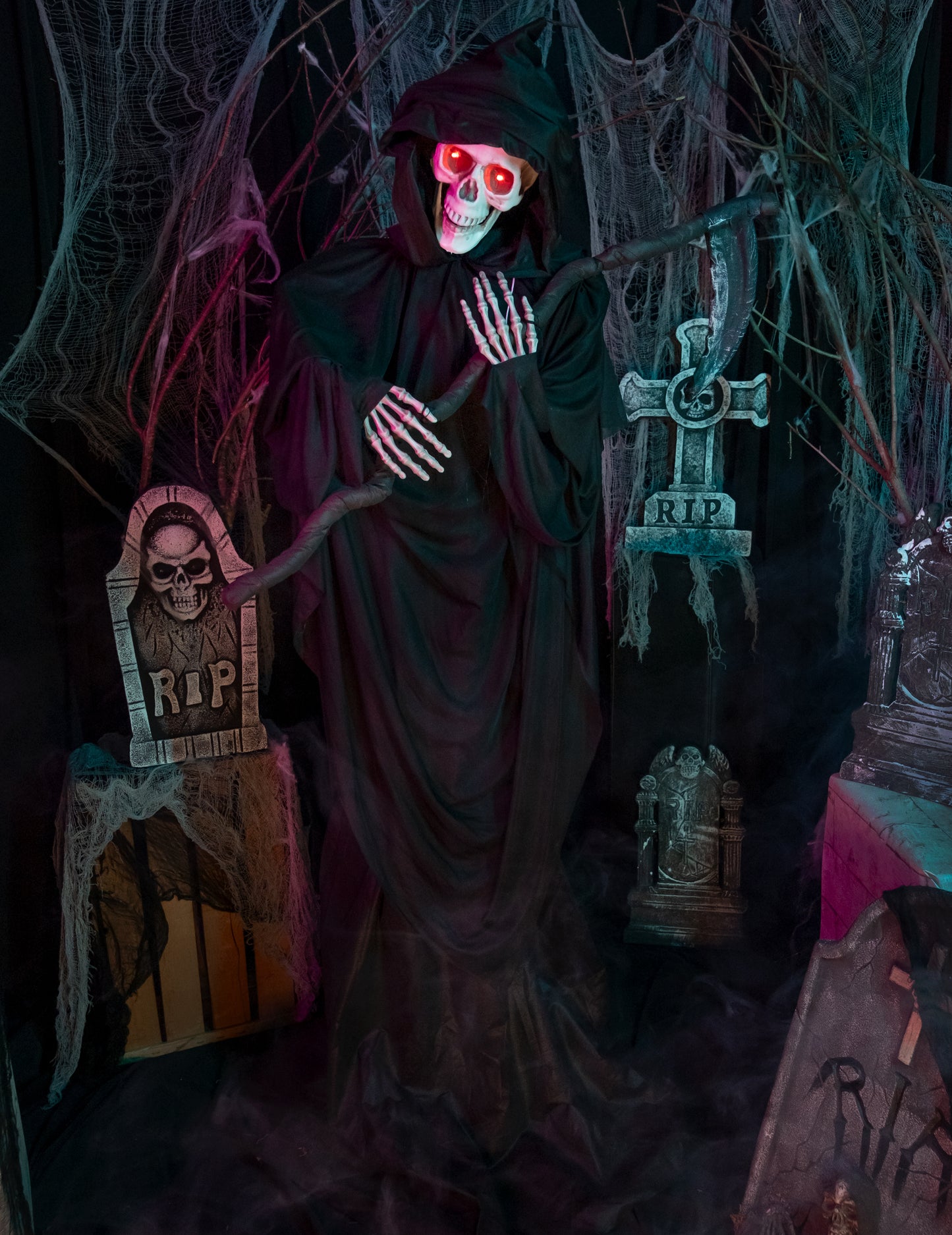 Decorațiune secerător în picioare 183cm