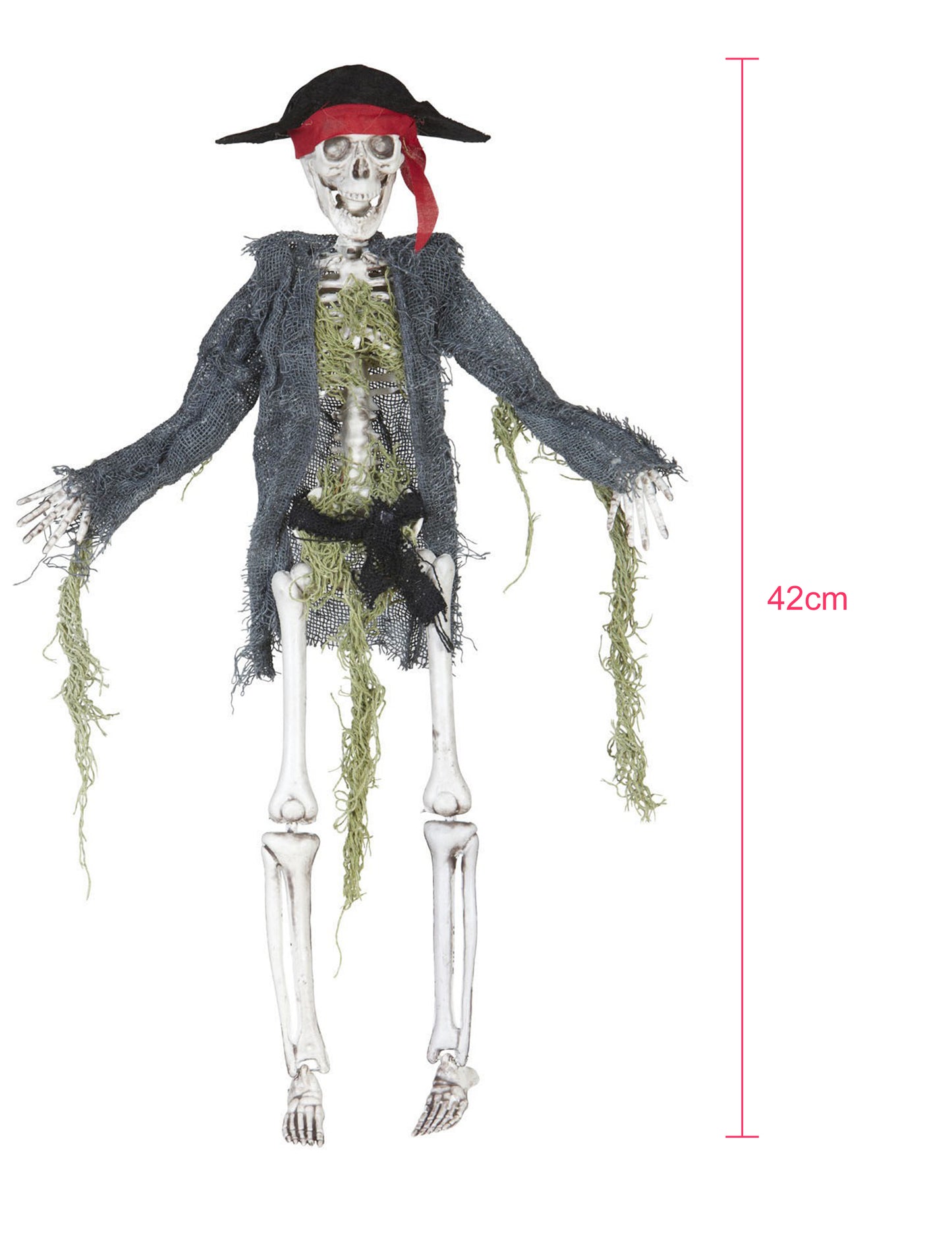 Decorare Zombie Pirat 42 cm Halloween