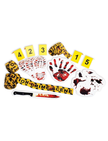 Decorațiuni de Halloween pentru scena crimei