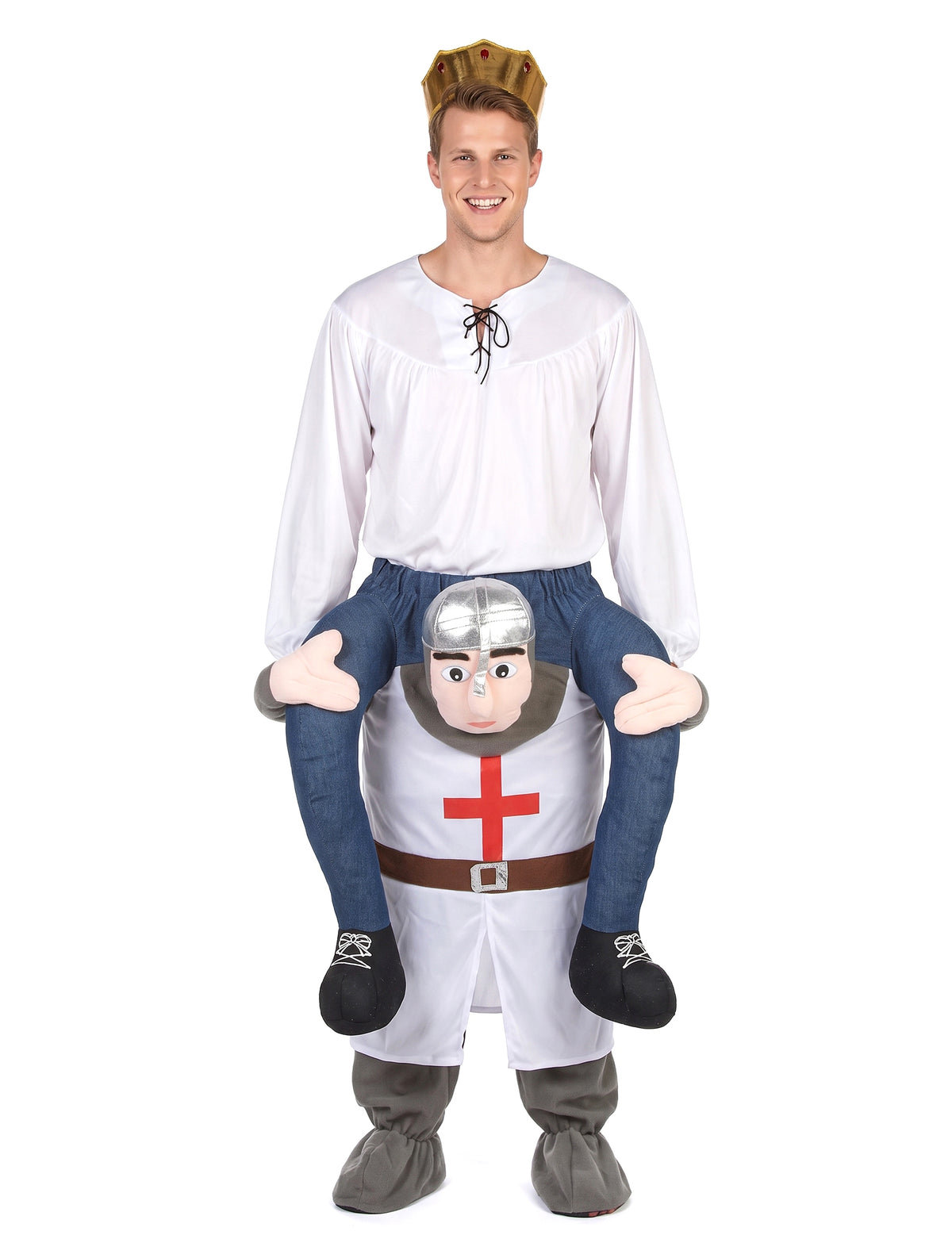 Déguisement à dos de chevalier adulte