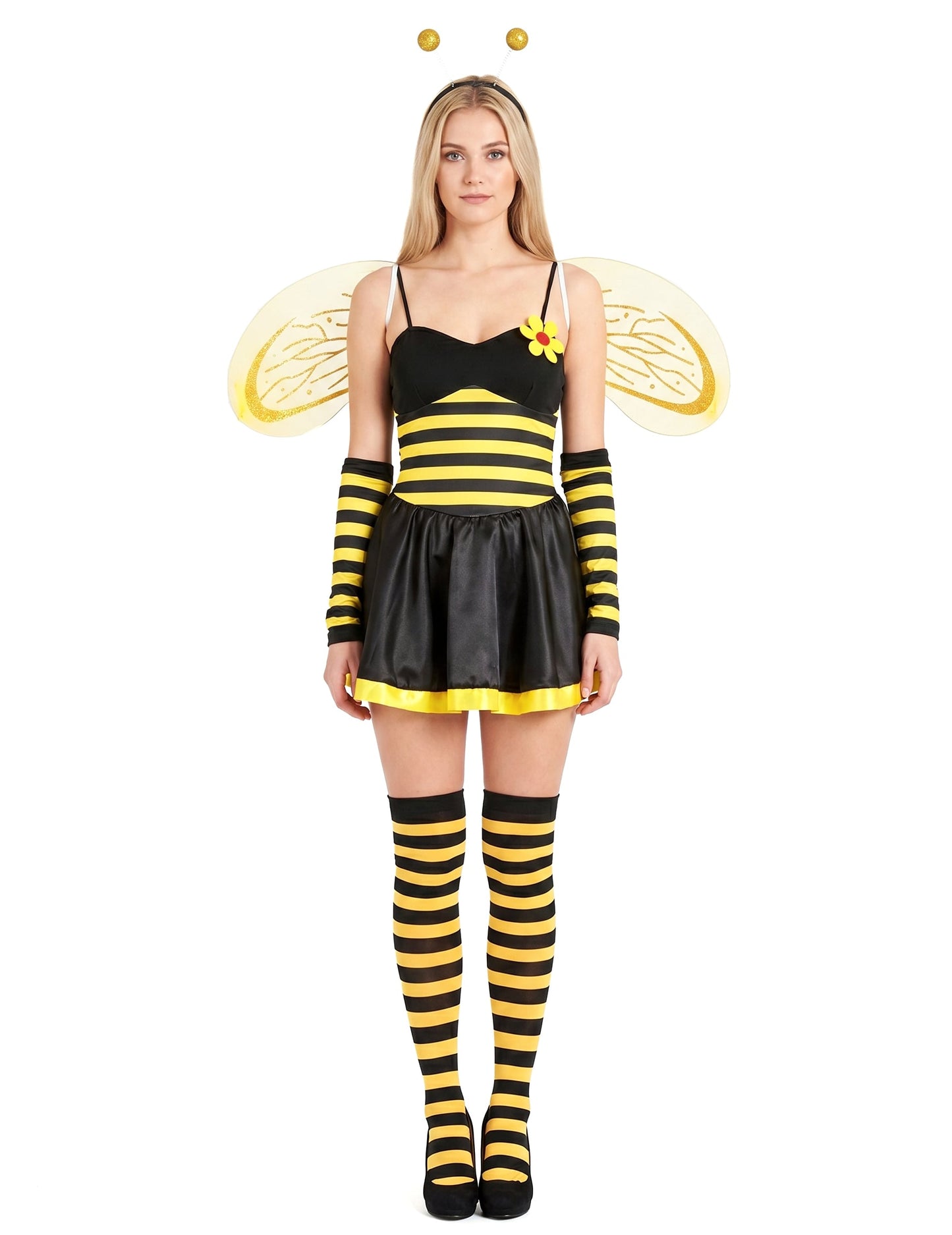 Costum de albine pentru femei pe flori