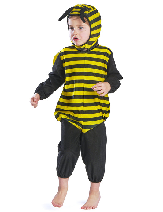 Vue de face du déguisement abeille