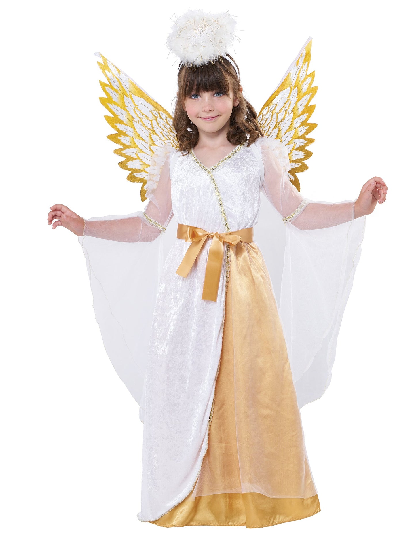 Costum de înger de gardian de lux pentru copii