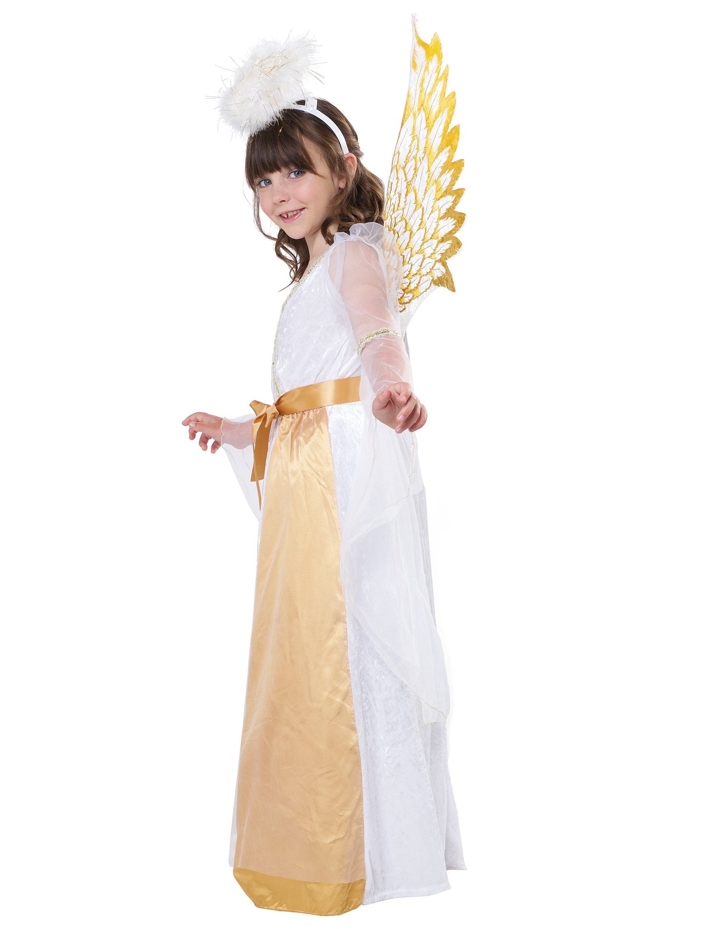 Costum de înger de gardian de lux pentru copii