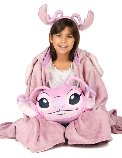 Costum Angel Pătură Polară cu Glugă pentru Copii Lilo & Stitch™ 