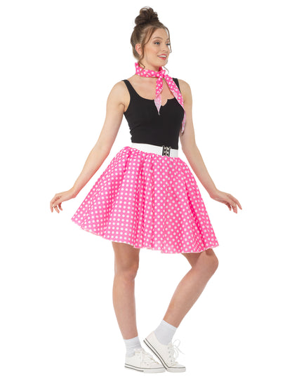 Anii 1950 deghizează roz cu mazăre pentru femei