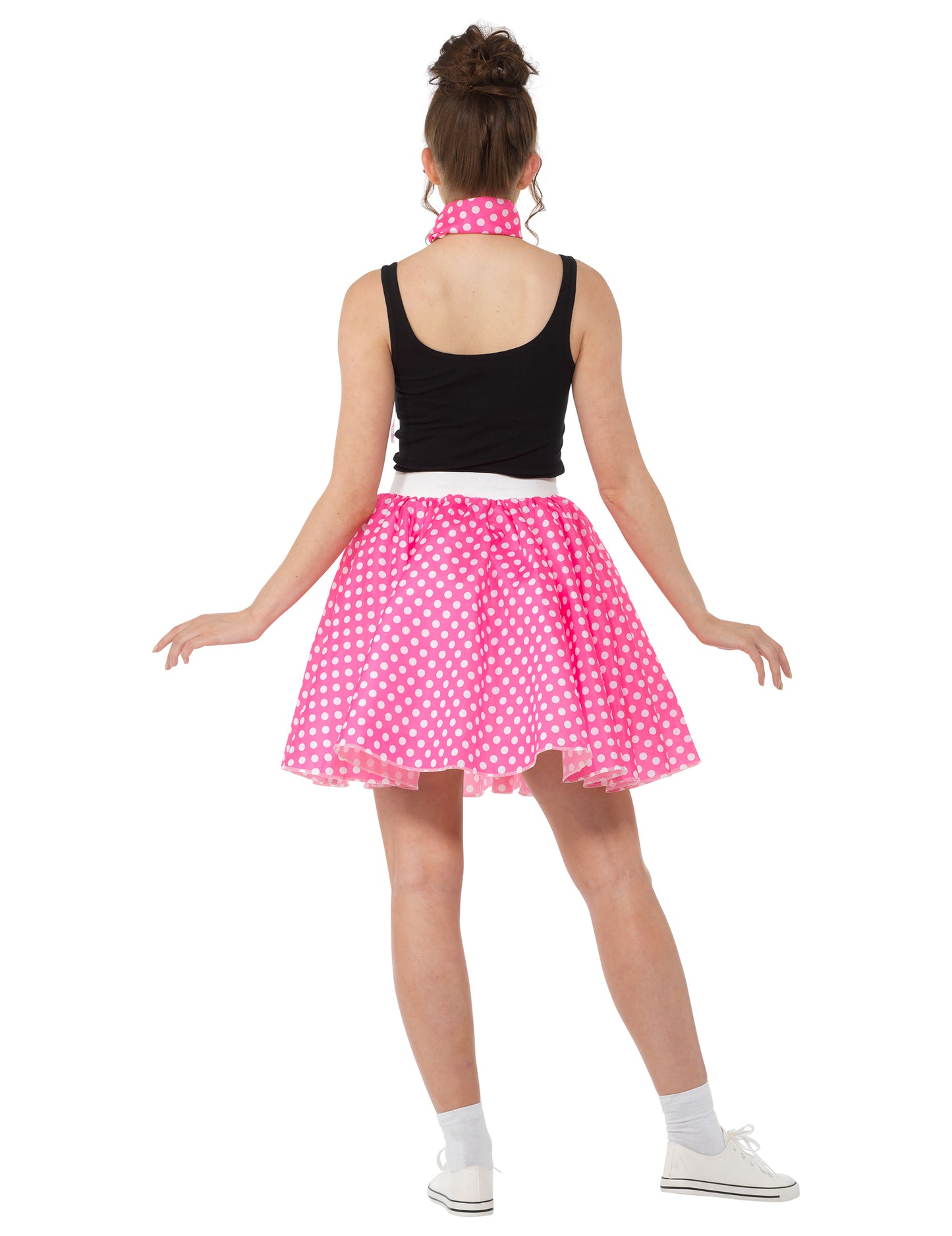 Anii 1950 deghizează roz cu mazăre pentru femei