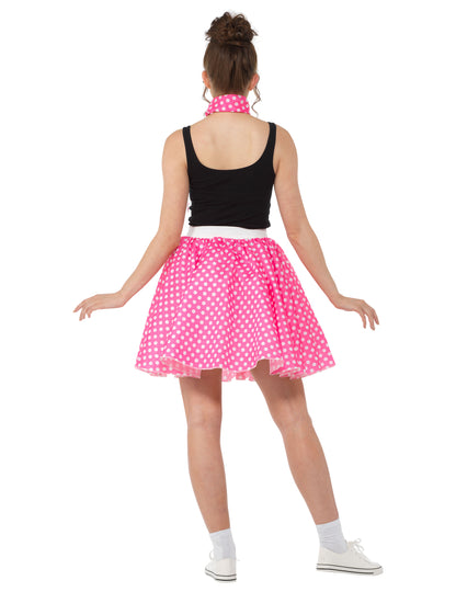 Anii 1950 deghizează roz cu mazăre pentru femei