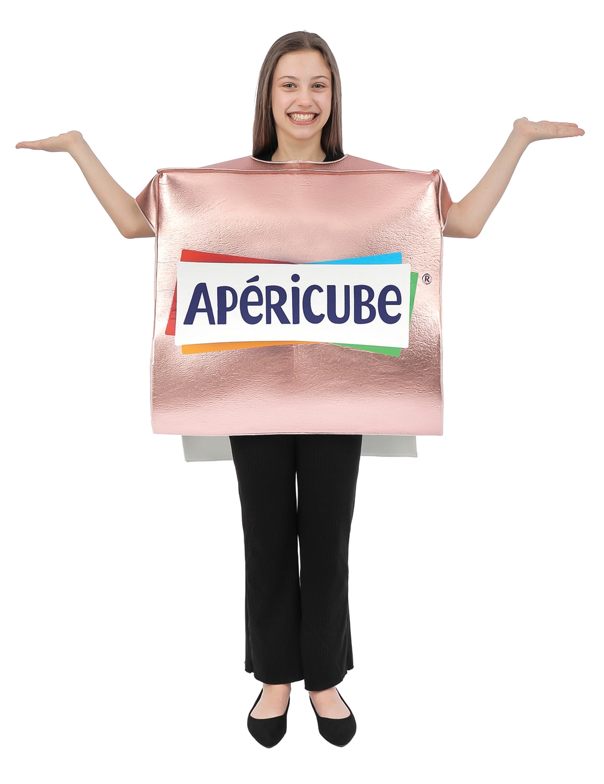 Costum Apéricube™ roz pentru copii