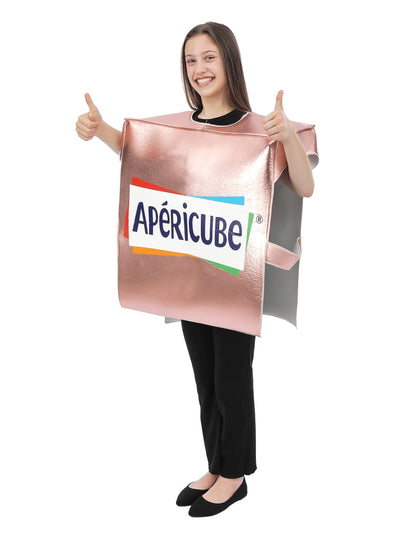 Costum Apéricube™ roz pentru copii