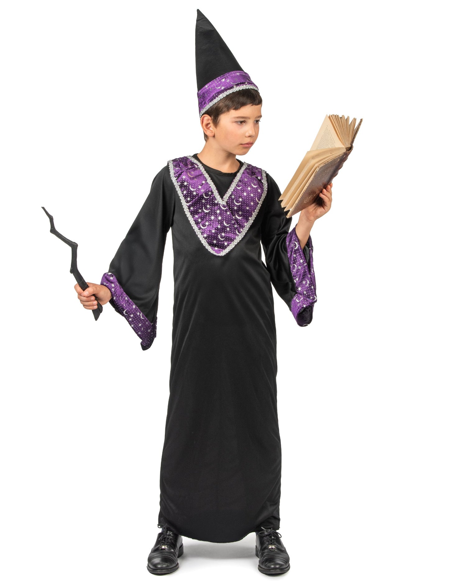 Costum de sorcian ucenic pentru copii