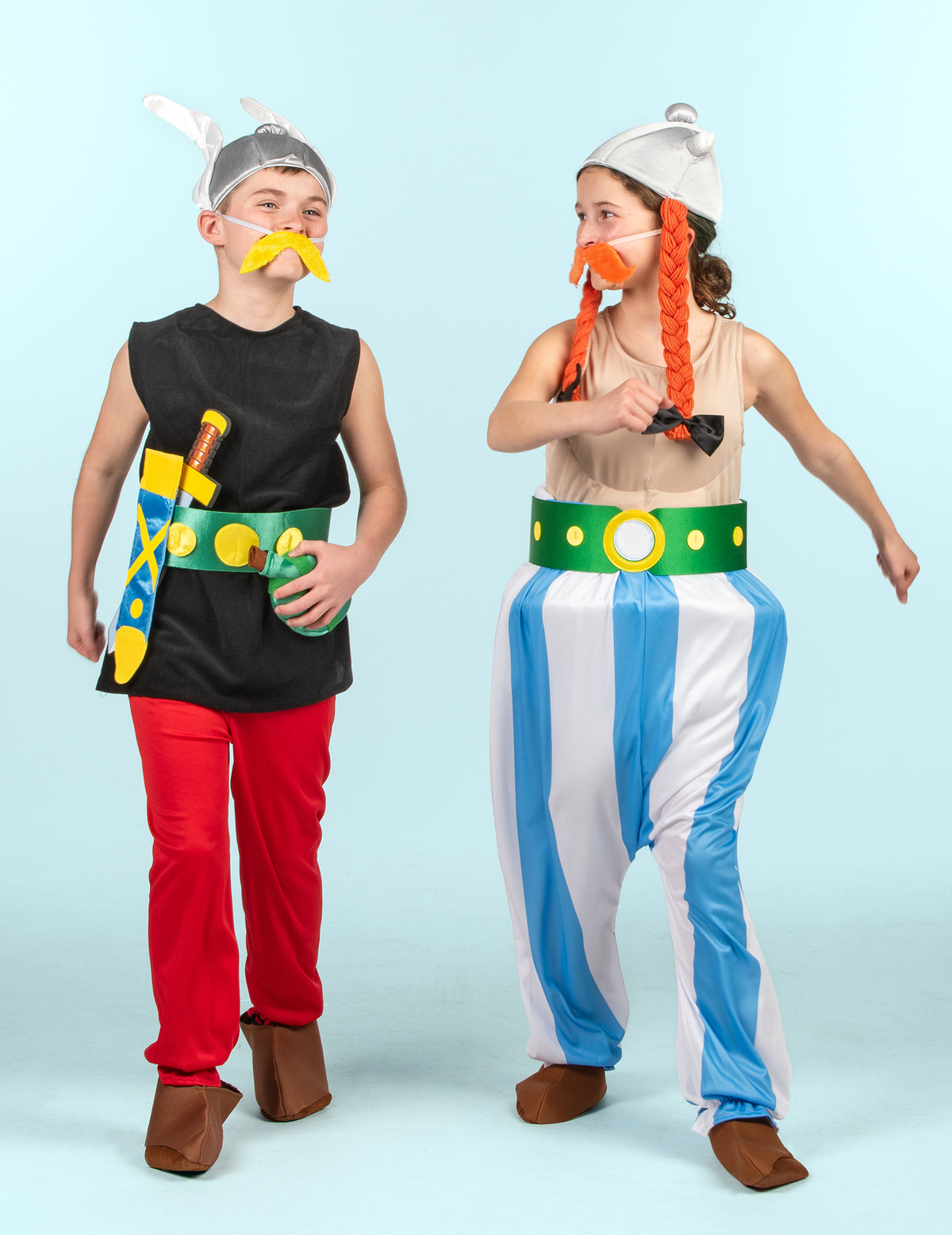 Duo Astérix et Obélix du déguisement Astérix