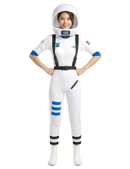 Vedere frontală a costumului de astronaut