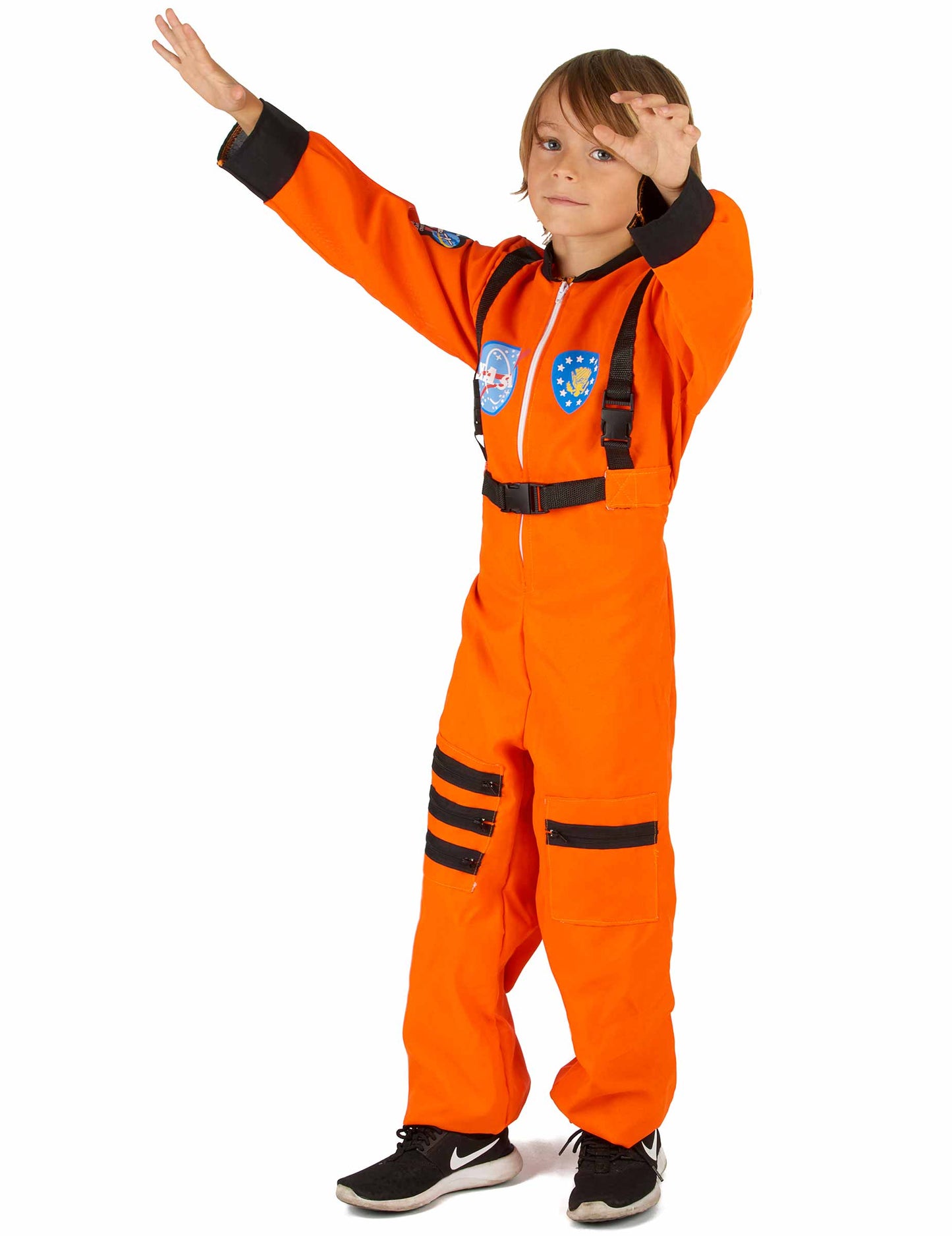 Orange Boy Astronaut deghizat