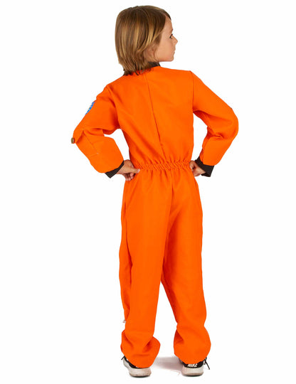 Orange Boy Astronaut deghizat