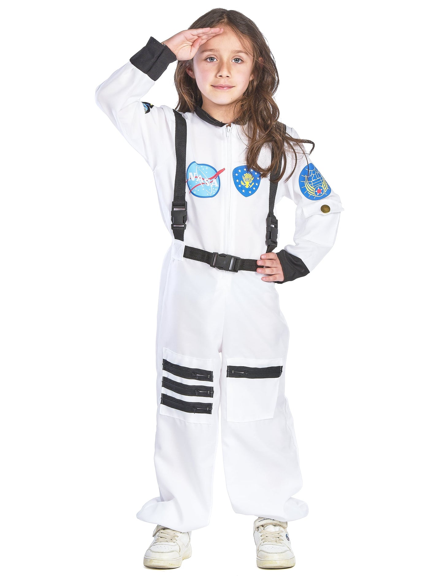 Vue sans casque du déguisement astronaute pour enfant
