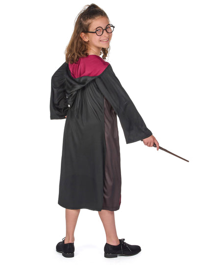 Vue de dos du déguisement avec accessoires Harry Potter™