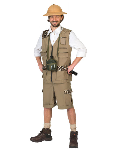 Costum de aventurier safari pentru bărbat
