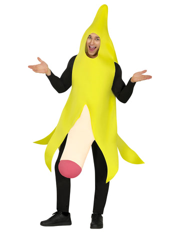 Costum de banană fericită pentru adulți 