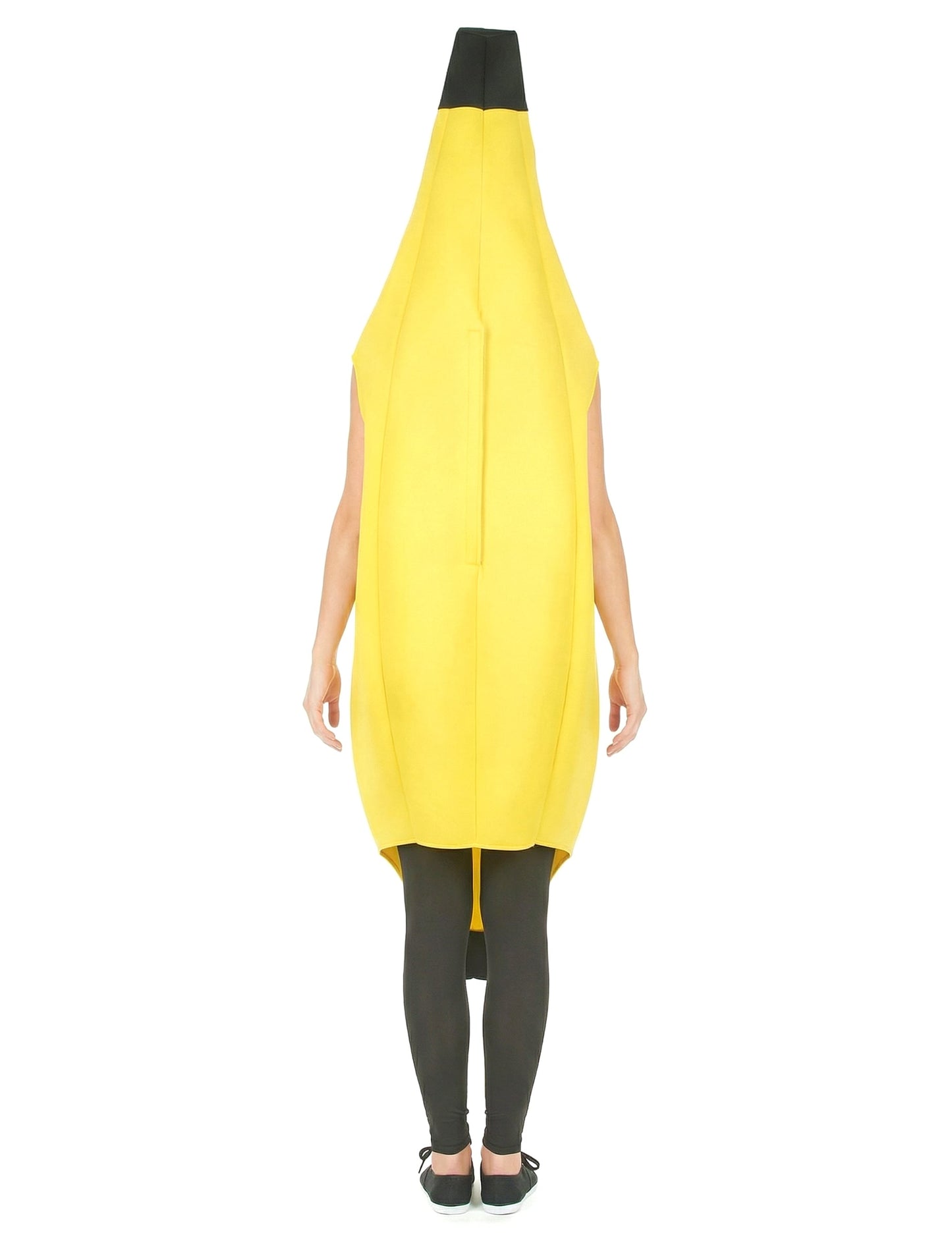 Vue de dos du déguisement banane humoristique