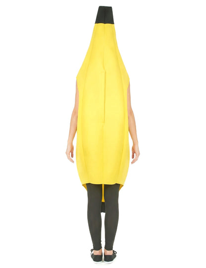 Vue de dos du déguisement banane humoristique