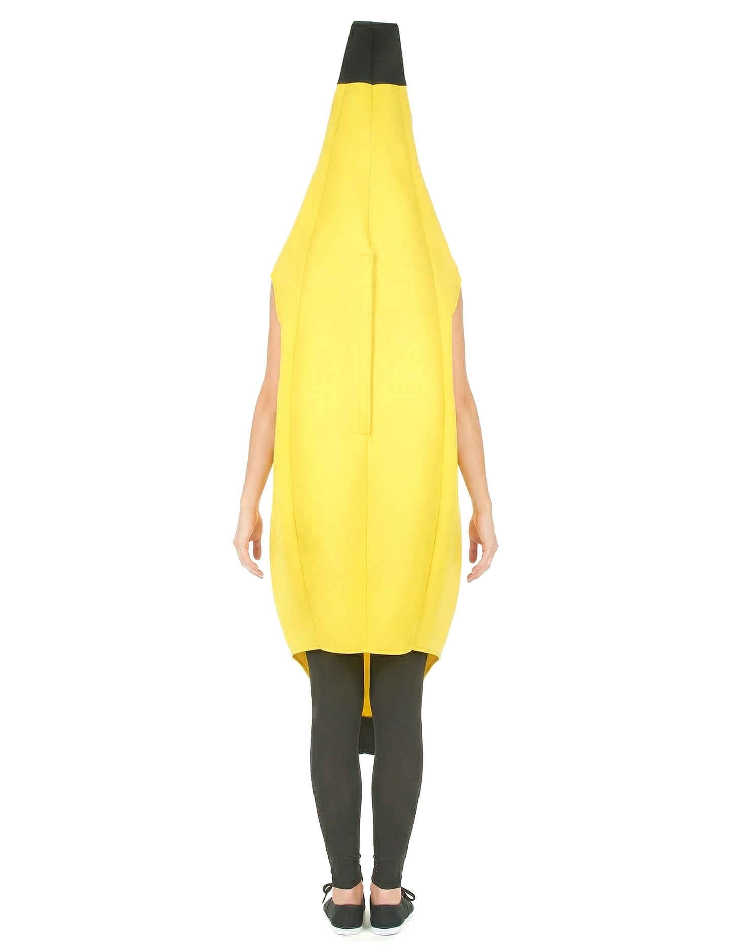 Vue de dos du déguisement banane humoristique