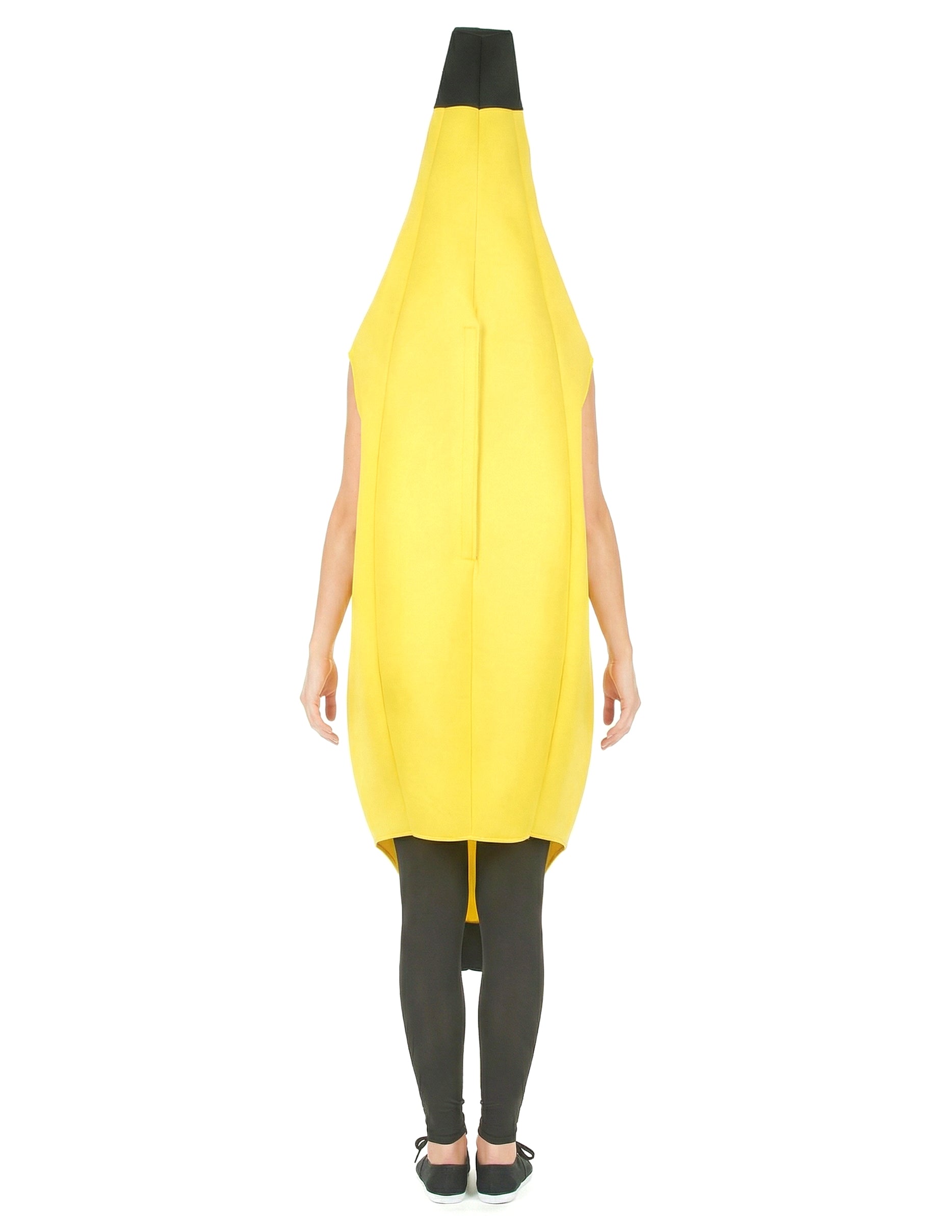 Vue de dos du déguisement banane humoristique