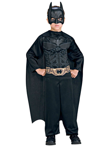 Déguisement Batman Dark Knight pour enfant noir avec cape et masque
