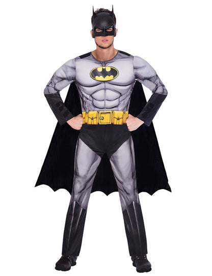 Costum Batman gri pentru adult