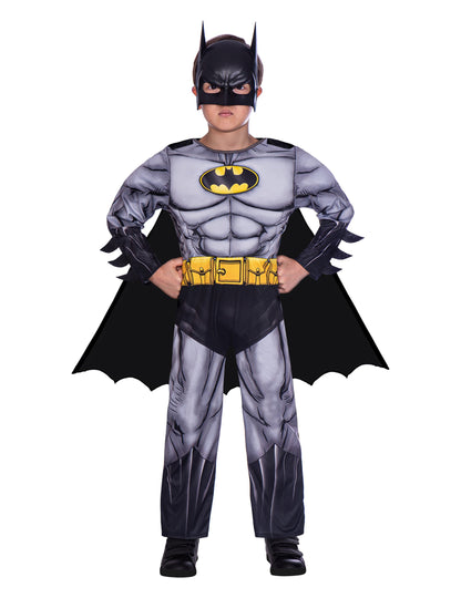 Costum clasic de Batman gri pentru copii
