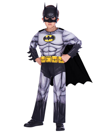 Costum clasic de Batman gri pentru copii