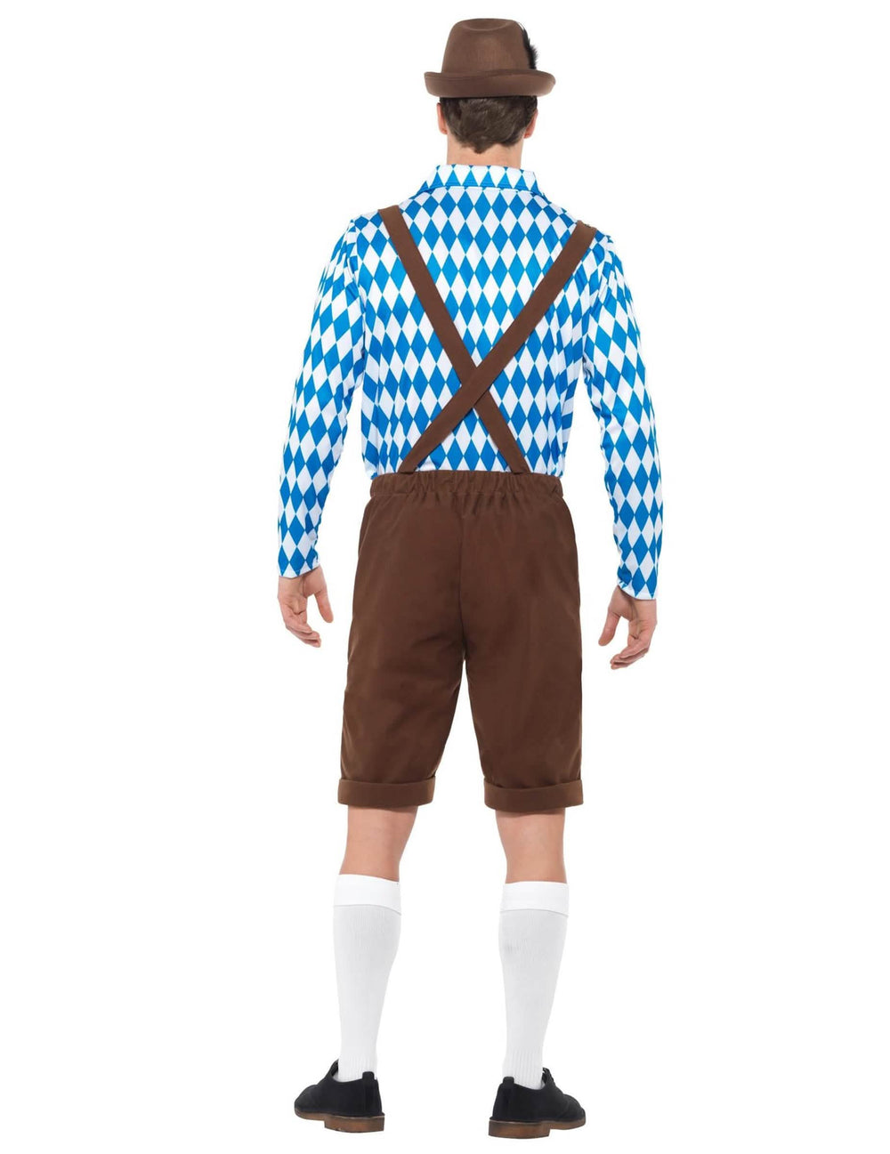 Vedere din spate a costumului bavarez pentru adult