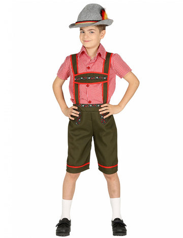 Costum de băiat bavarez