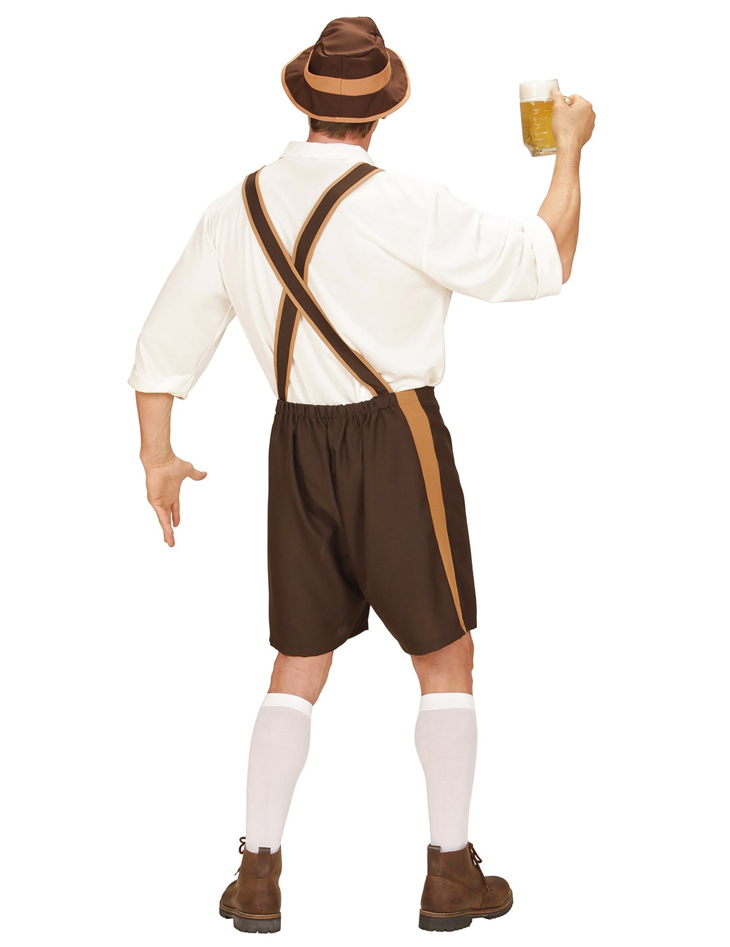 Bărbat maro -maro bavarian om deghizat