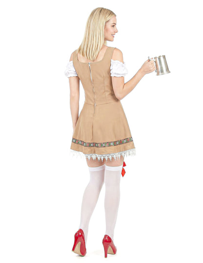 Déguisement bavaroise beige femme