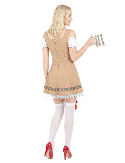 Costum bavarian bej pentru femei