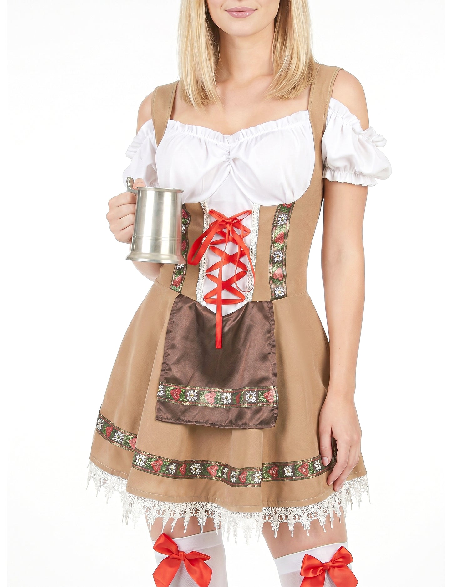Costum bavarian bej pentru femei
