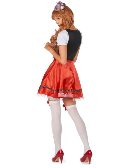 Vedere din spate a costumului bavarez clasic