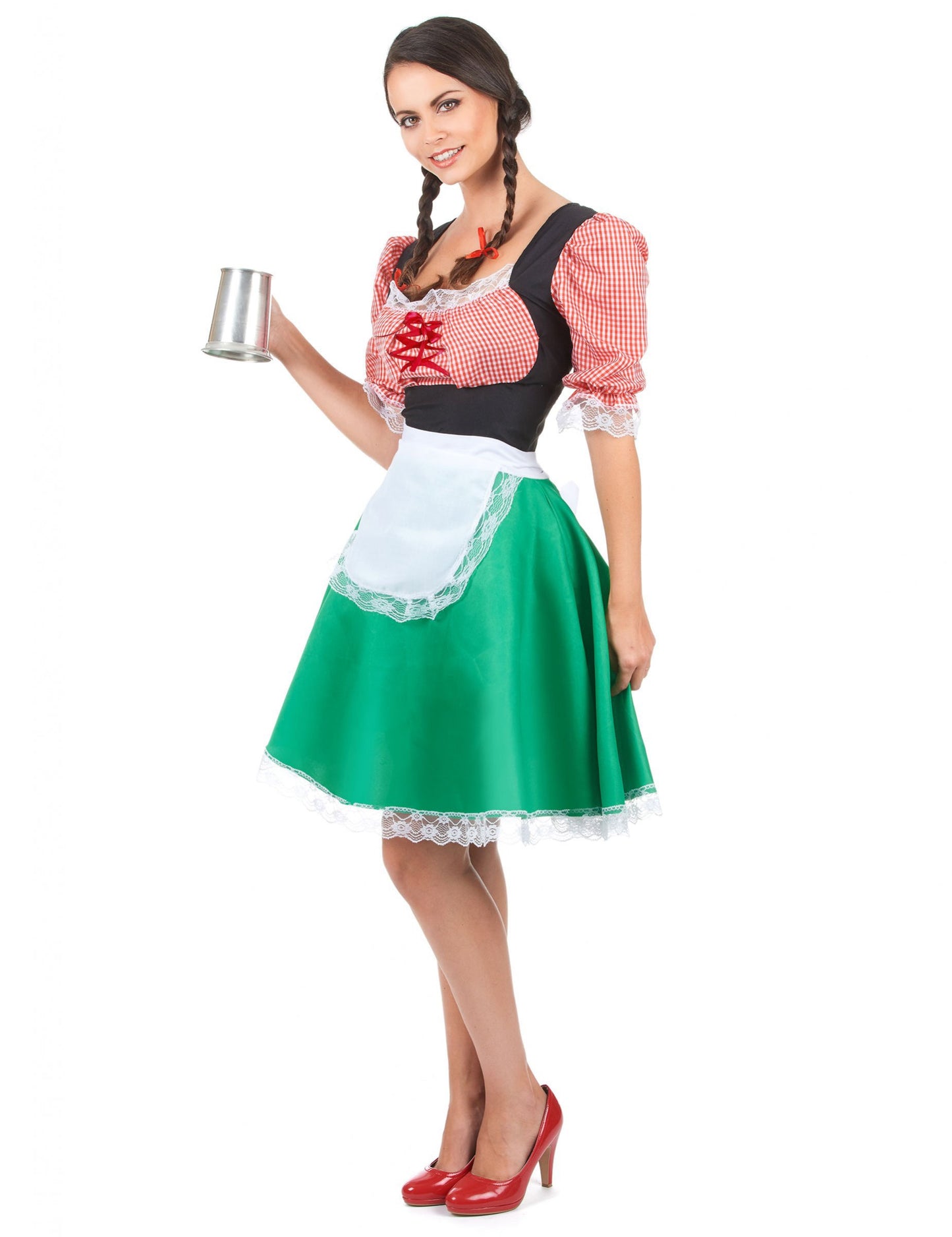 Costum bavarez colorat pentru femei