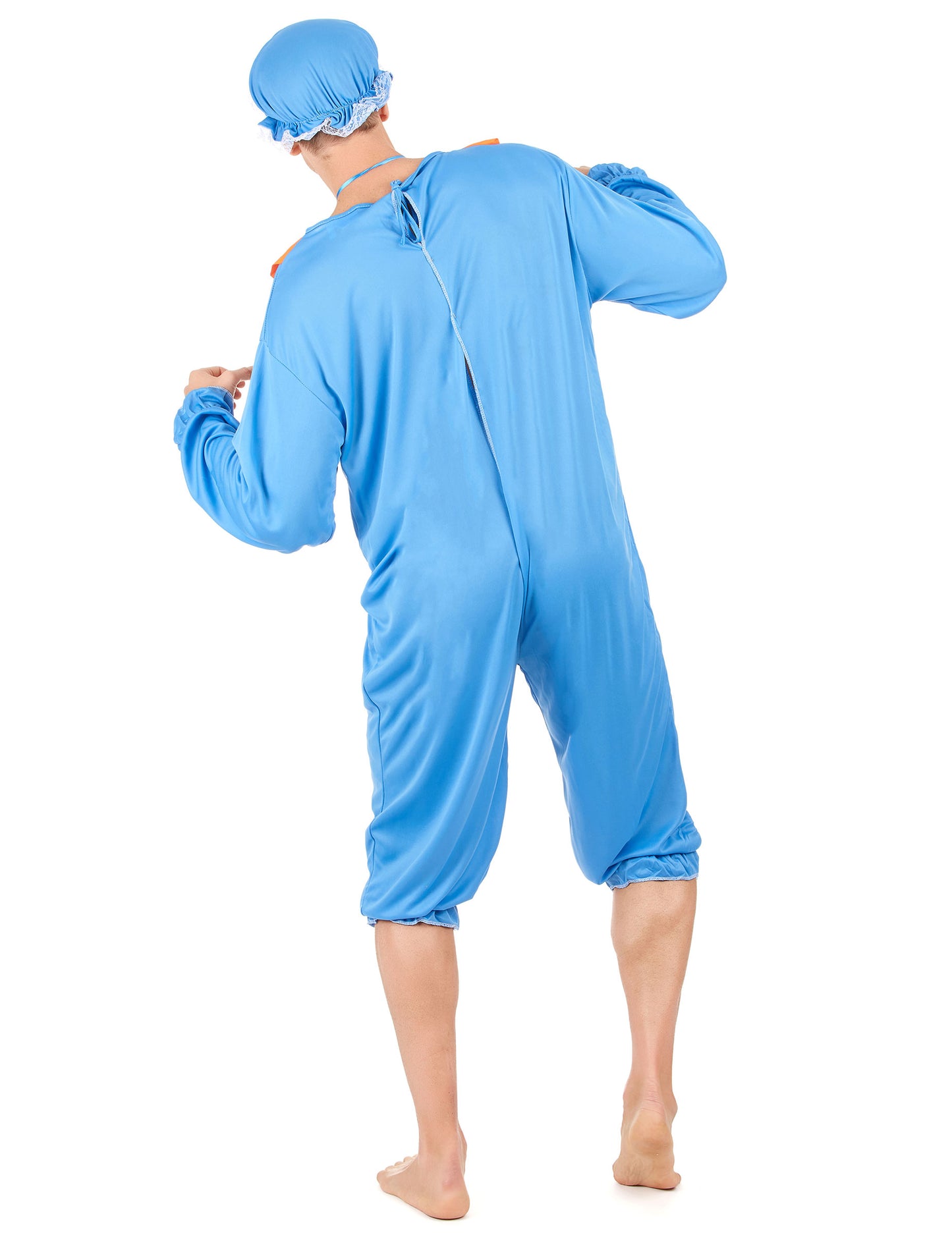 Costum pentru bebeluși albastru și galben pentru bărbați