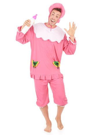 Costum pentru bebeluși roz pentru bărbați