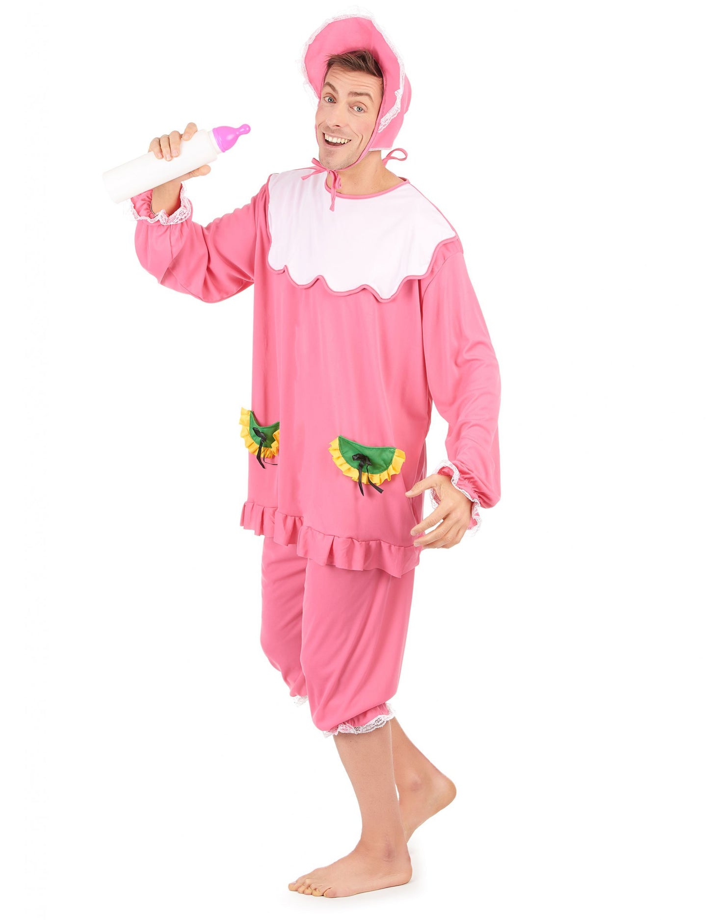 Costum pentru bebeluși roz pentru bărbați