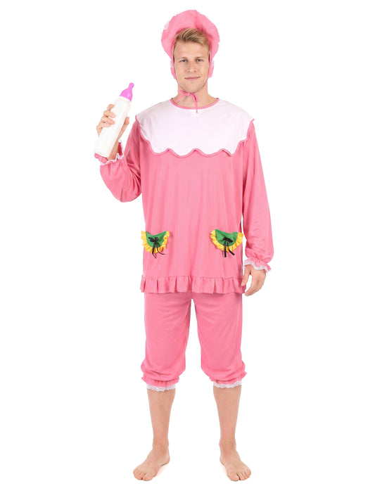 Costum pentru bebeluși roz pentru bărbați