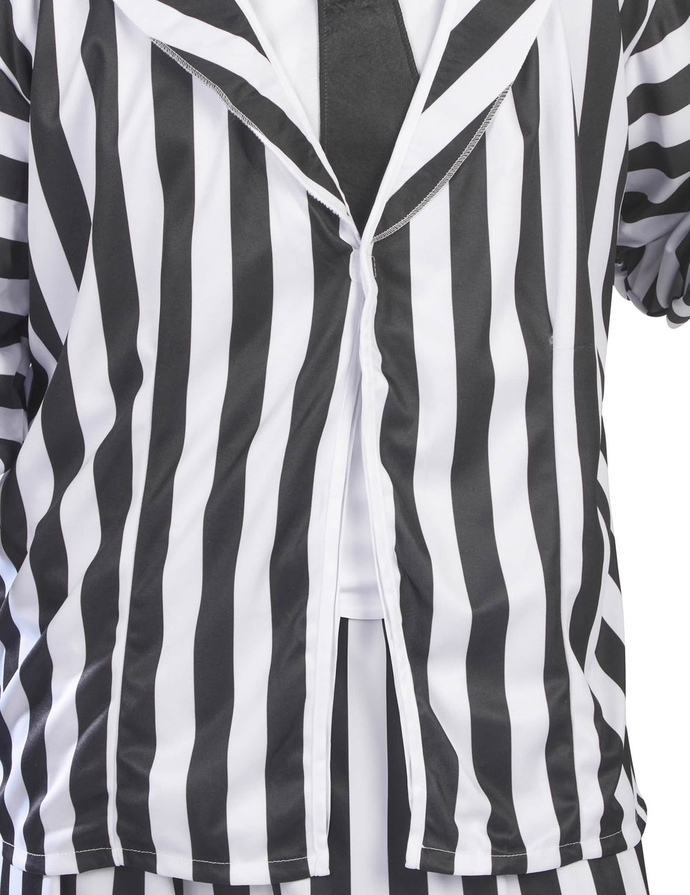Costum Beetlejuice™ pentru bărbat cu dungi negre și albe