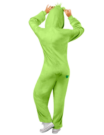 Costum de coroană verde touchance pentru adulți