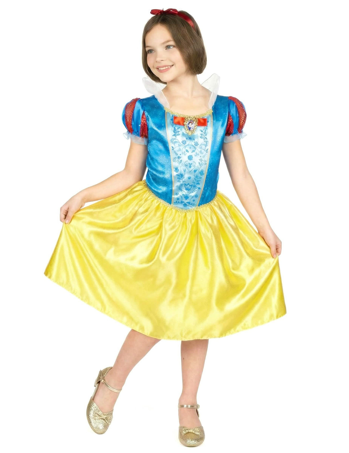 Vue de face du déguisement Blanche Neige™ classique