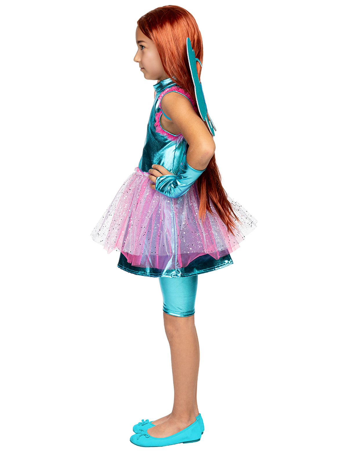 Vue de profil du déguisement Bloom Winx