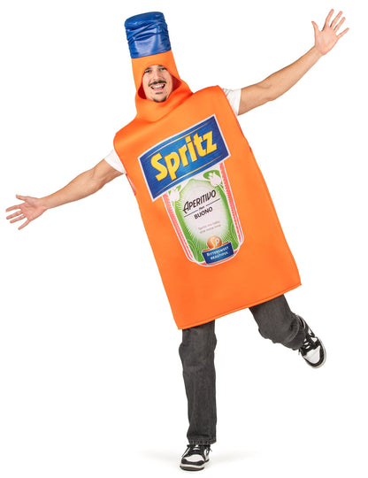 Costum de sticlă de aperitiv portocalie pentru adult