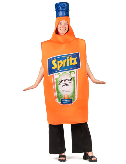 Costum de sticlă de aperitiv portocalie pentru adult