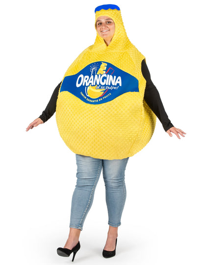 Costum pentru sticla de orangina pentru adulți